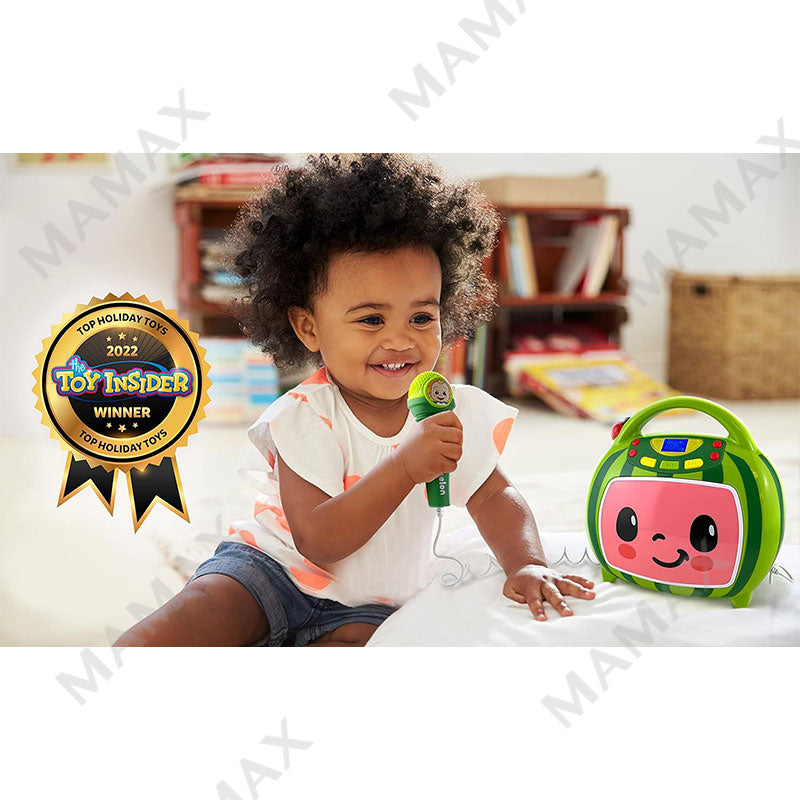 Rechargeable Cocomelon Karaoke Machine With Microphone