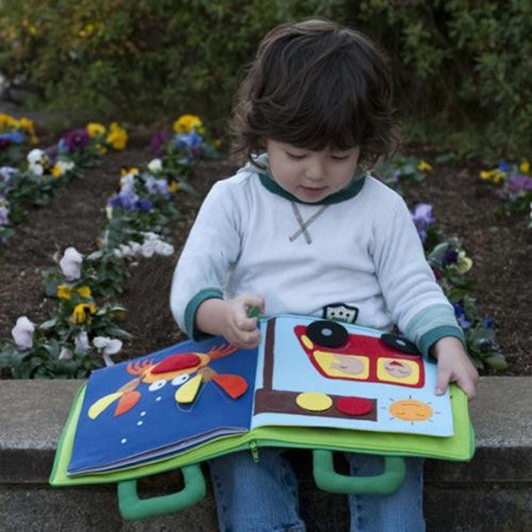 Shapes Tangram Puzzle Cloth Plush Book