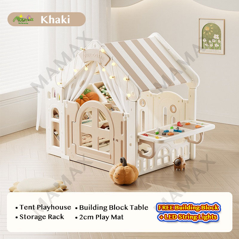 Premium Multi-Functional Kids House Tent Set With Play Mat★