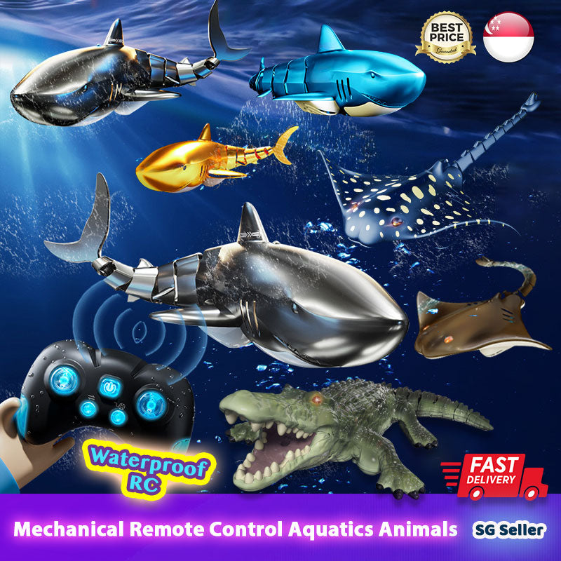 Remote control swimming shark online