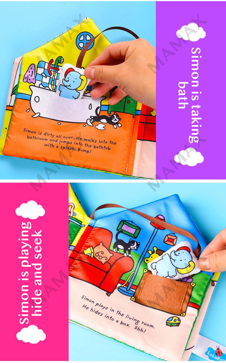 The House Of Simon 3D Baby Washable Fabric Book
