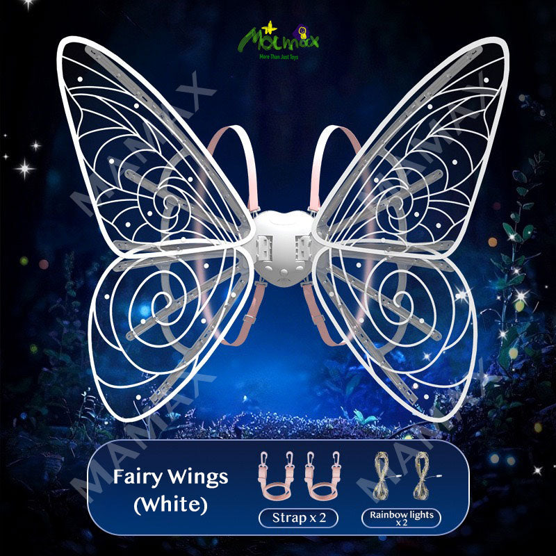 Kids Wearable Electric Fairy Wings With Lights & Music★Butterfly Flapping Wings