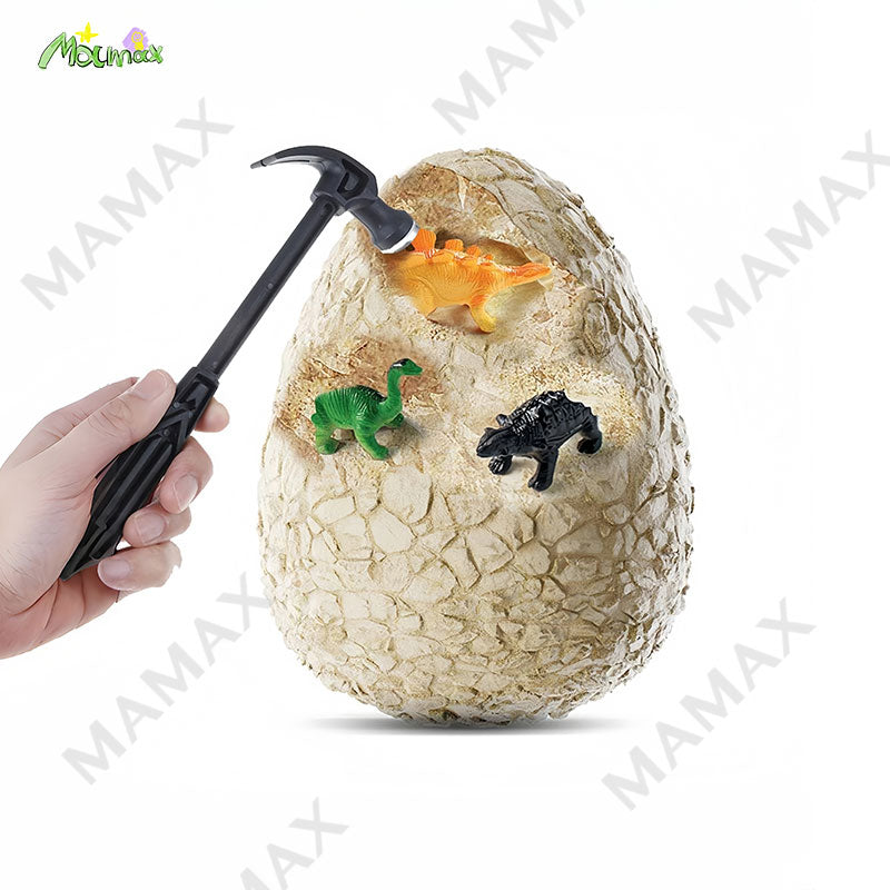 Big Jumbo Dinosaur Egg Digging Kit With 14 Dinosaur Toys and Digging Tools