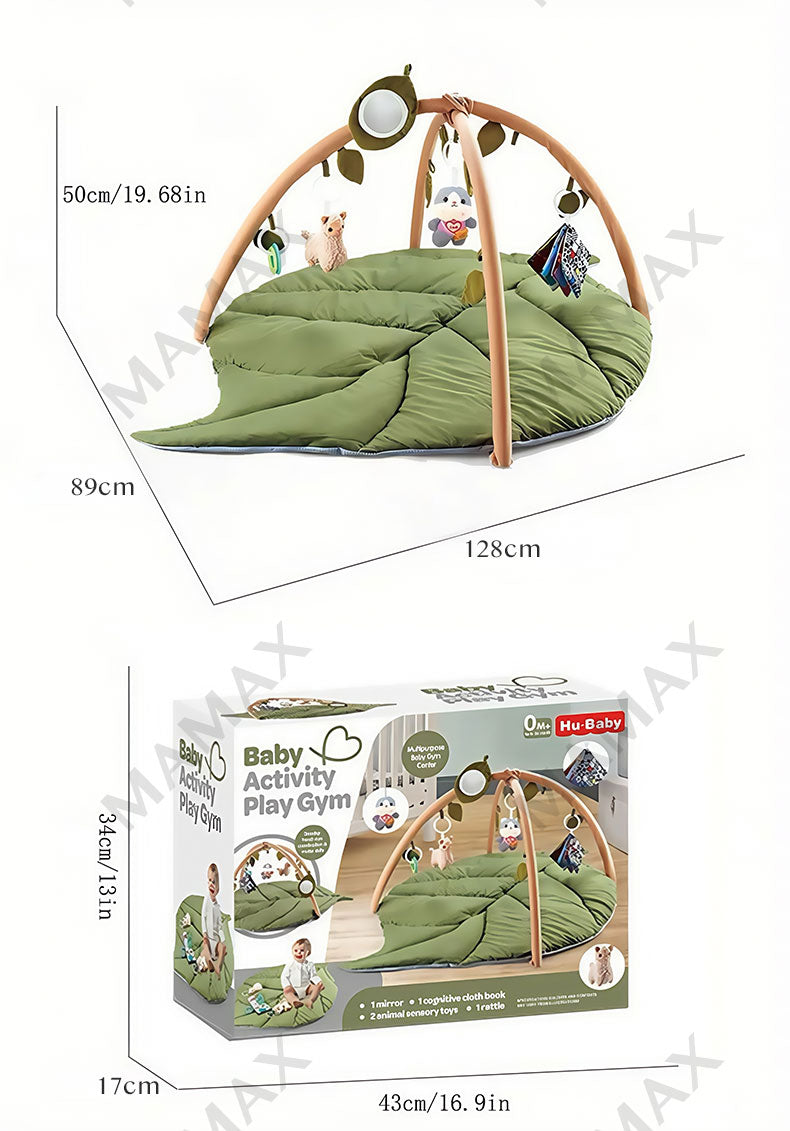 Large Size Multipurpose Baby Activity Play Gym Mat With Detachable Toys