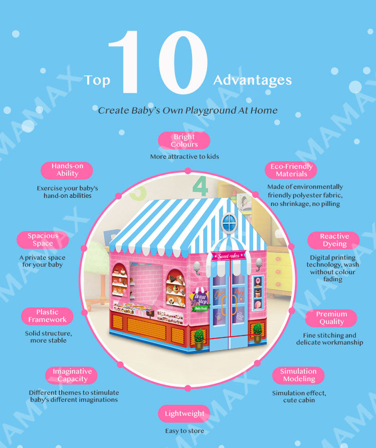 🔥NEW🔥Kids Themed Pretend Large Play Tent House