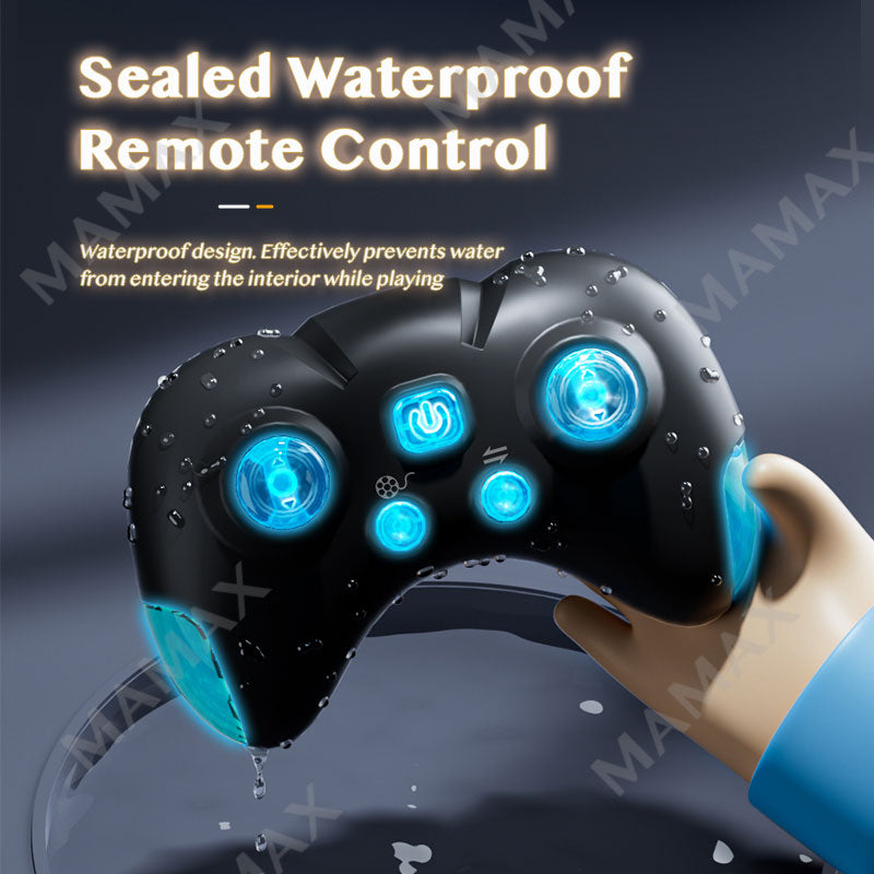 Kids Mechanical Remote Control Robot Swimming Shark/Sting Ray/Croocodile Aquatics Animal Toy with Cool Lights★RC Waterproof