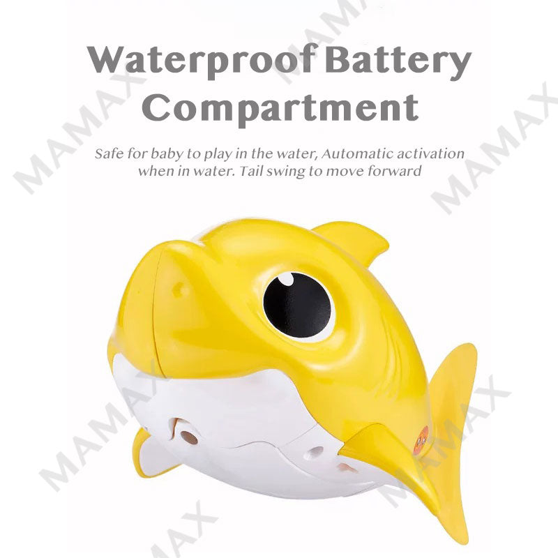 Robo Alive Junior Pink Fong Baby Shark Sing&Swim Bath Toy★Water Activated