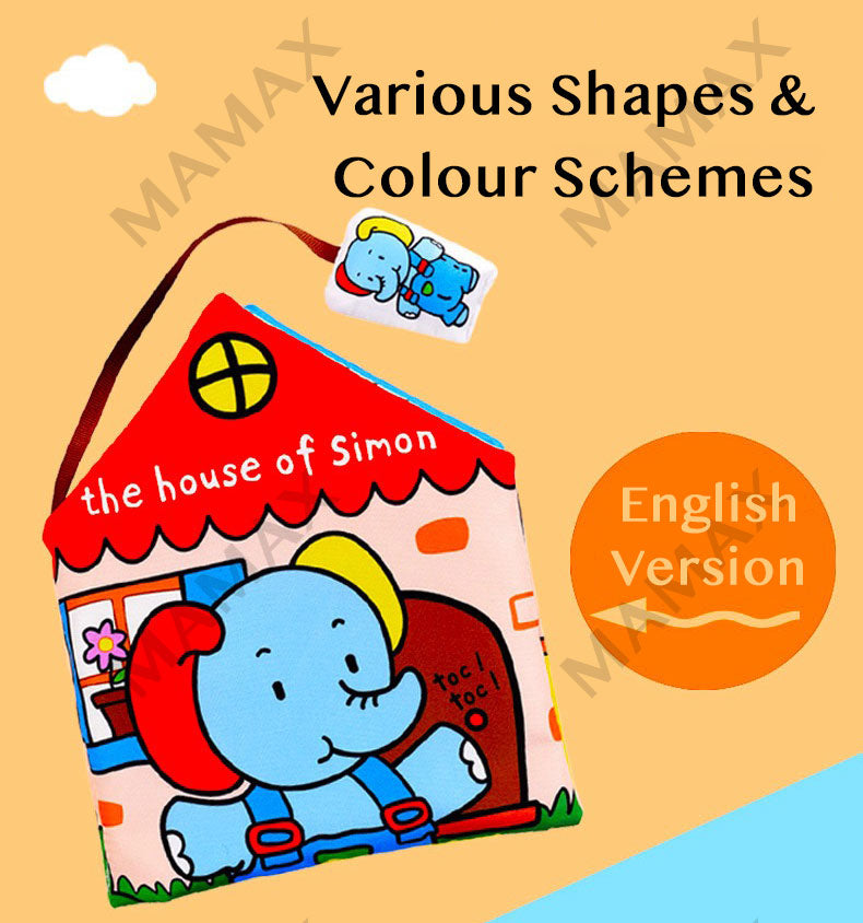 The House Of Simon 3D Baby Washable Fabric Book