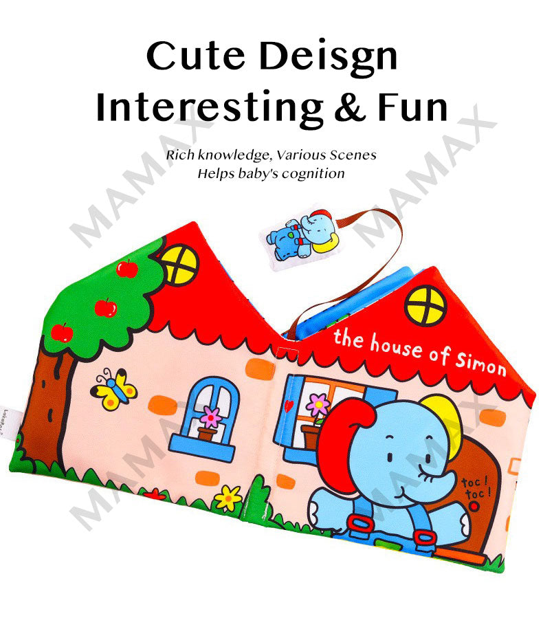 The House Of Simon 3D Baby Washable Fabric Book