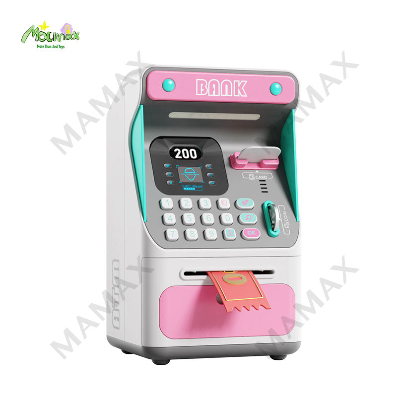Electronic Kids Smart ATM Machine Toy★Password Piggy Bank with Voice&Face Recognition