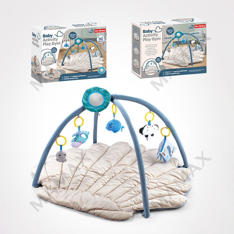 Large Size Multipurpose Baby Activity Play Gym Mat With Detachable Toys
