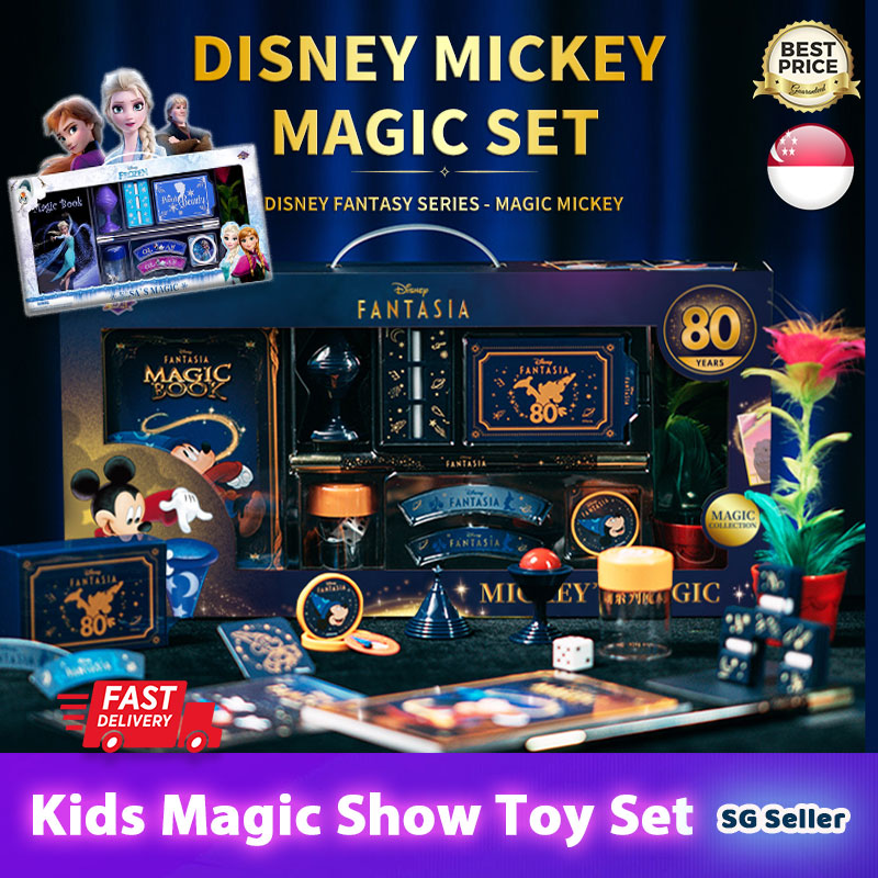 SG Ready Stock】Kids Frozen/Micky Magic Show Mega Toy Set Gift Box