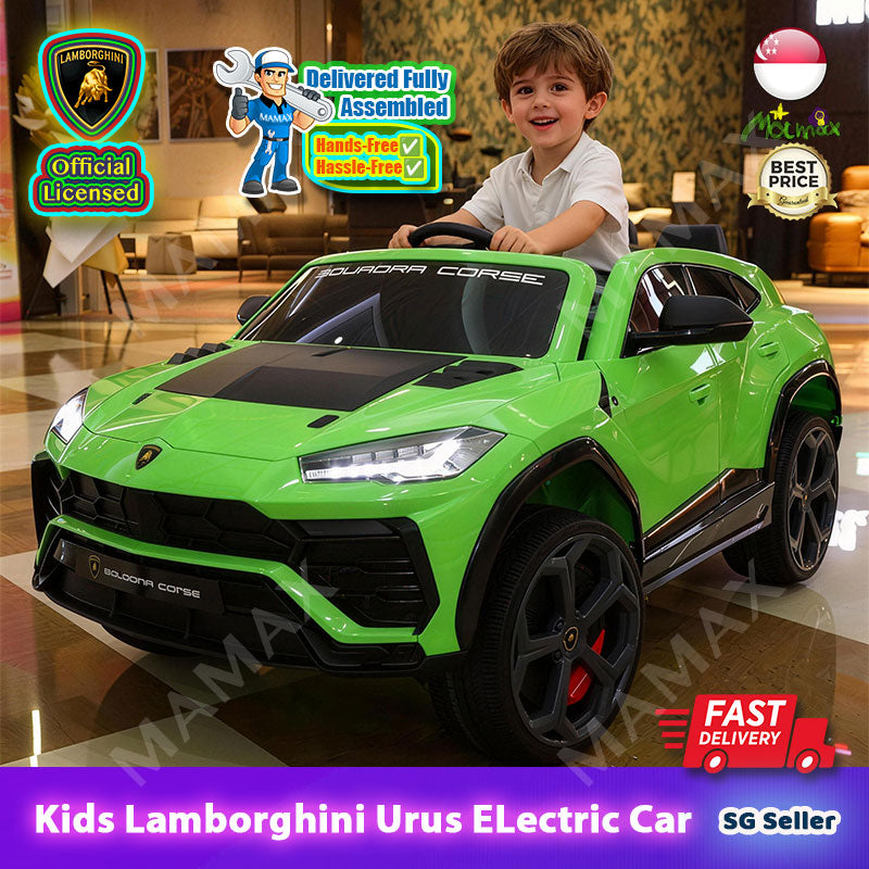 SG Ready Stock】Large Size Kids Lamborghini Urus Licensed Electric