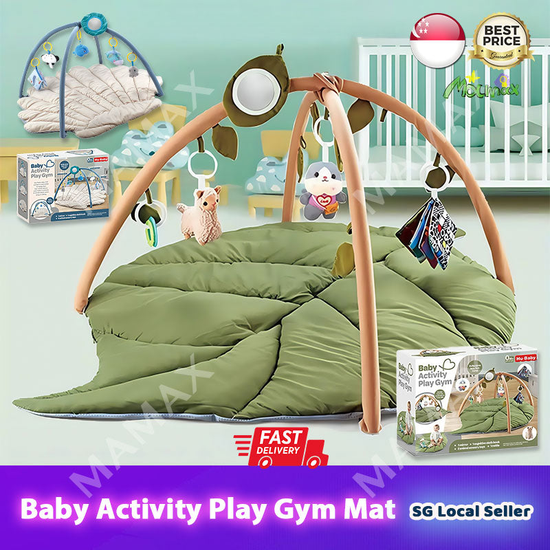 Large Size Multipurpose Baby Activity Play Gym Mat With Detachable Toys