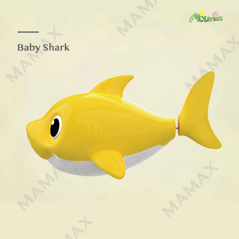 Robo Alive Junior Pink Fong Baby Shark Sing&Swim Bath Toy★Water Activated
