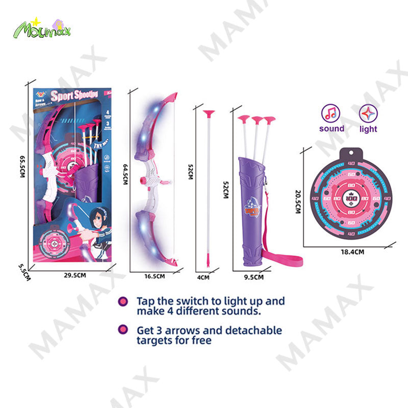 Kids Bow&Arrow Shooting Sports Game Toy Archery Set