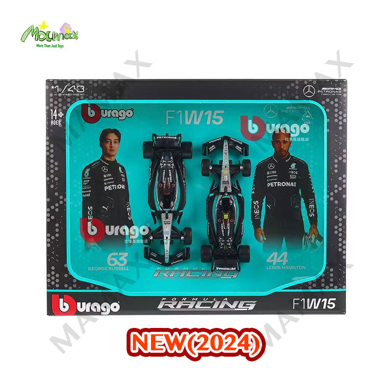 2in1 1:43 Premium Collector's Edition F1 Car Model Series 2023 Toy Gift Set★NEW Packaging★