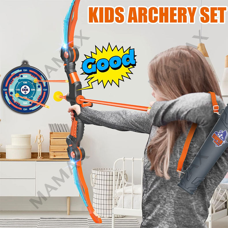 Kids Bow&Arrow Shooting Sports Game Toy Archery Set