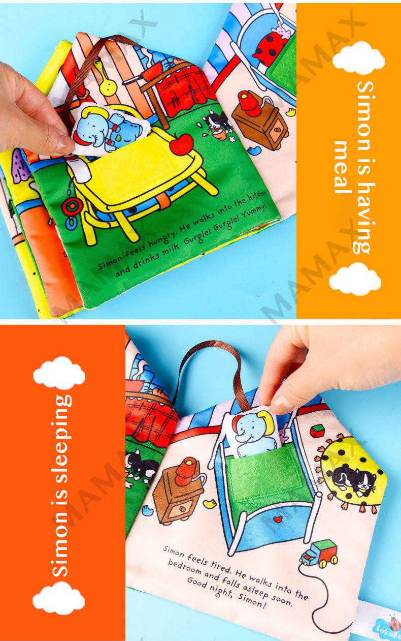 The House Of Simon 3D Baby Washable Fabric Book