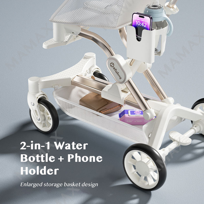 Ultra Lightweight Foldable Cabin Size Baby Stroller