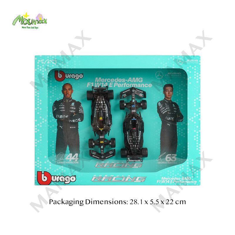 2in1 1:43 Premium Collector's Edition F1 Car Model Series 2023 Toy Gift Set★NEW Packaging★