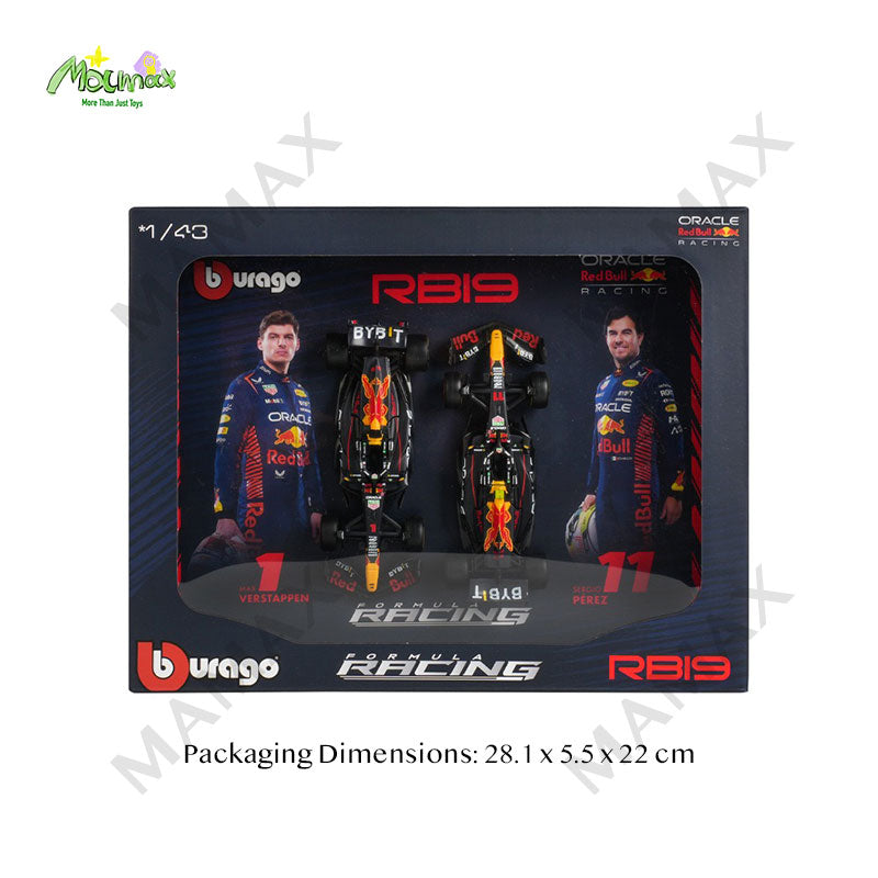 2in1 1:43 Premium Collector's Edition F1 Car Model Series 2023 Toy Gift Set★NEW Packaging★