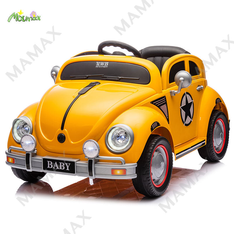 Super Cute Kids Beetles Electric Ride-On Car with Remote Control
