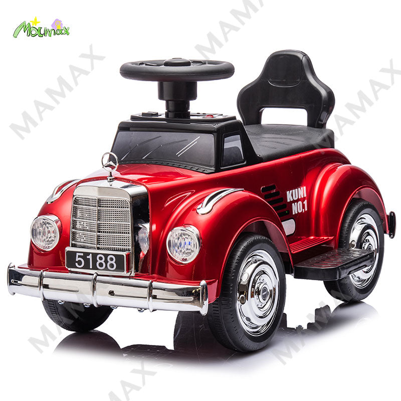 NEW Kids/Toddler Retro Ride On Push Toy Car with Music & LED Lights