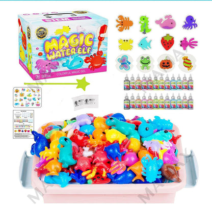 Magic Water Elf 30PCS DIY Set★Cute Sea Animal Magic Gel Toys