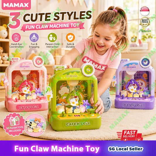 🔥NEW🔥【SG Ready Stock】Large Kids Claw Machine Toy with Lights & Sound★