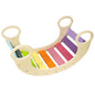 Kids Wooden Rainbow Waldorf Rocker★Indoor Universal Wooden Rocking Play/Climber