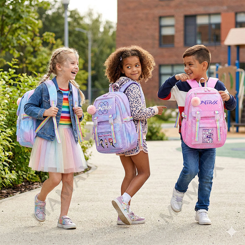 K-Pop Demon Hunters Kids Student School Backpack★Large Capacity✅Lightweight✅