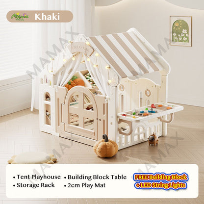 Premium Multi-Functional Kids House Tent Set With Play Mat★