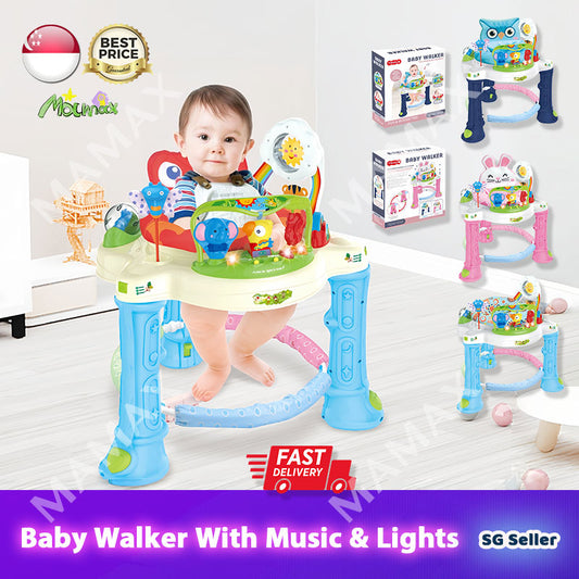 Multi-Functional Animal Baby Walker With Jumping➕360° Spinning Activated Music & Lights★