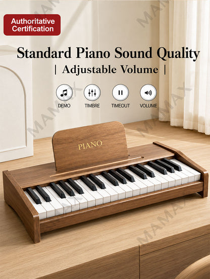 MAMAX【SG Ready Stock】Premium 37 Keys Wooden Electronic Piano for Kids★