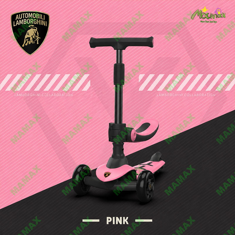 Officially Licensed Lamborghini Kids Scooter with Removable Seat★3-Wheel✅