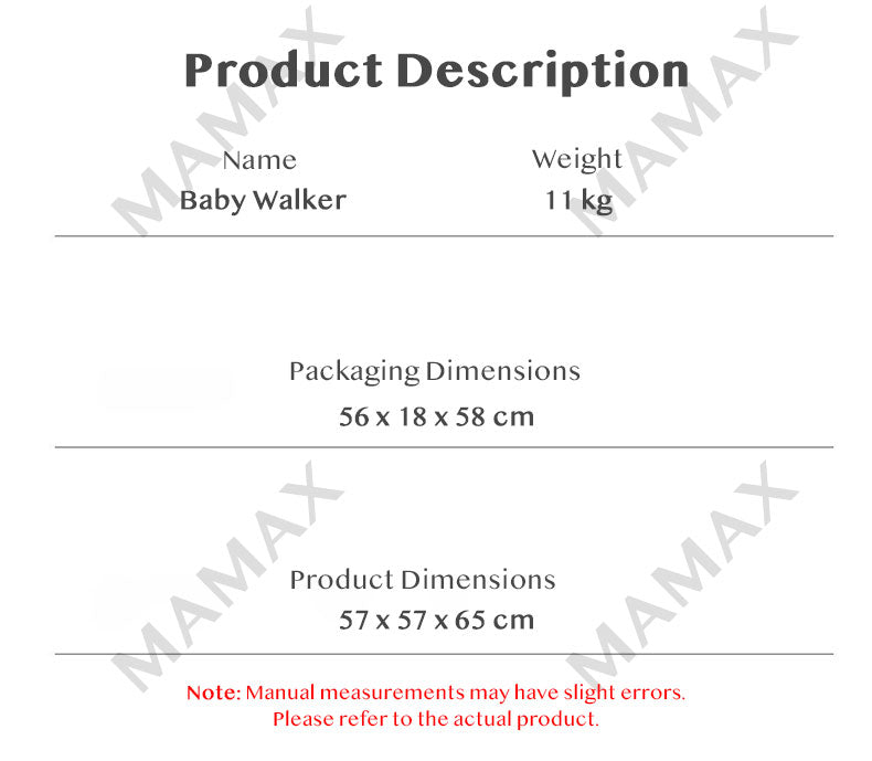 Multi-Functional Animal Baby Walker With Jumping➕360° Spinning Activated Music & Lights★