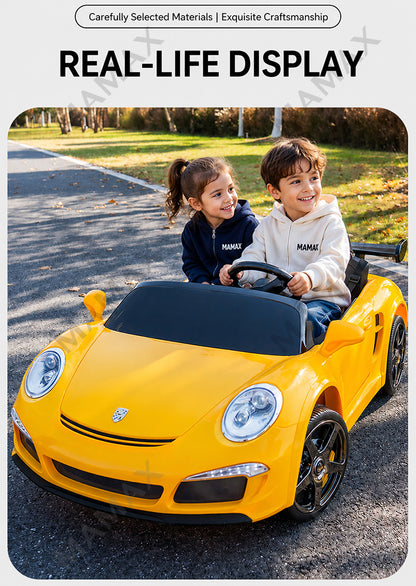 MAMAX🔥NEW🔥【SG Ready Stock】2-Seater Official Licensed Porsche RUF CTR3 Kids Electric Ride On Toy Car★