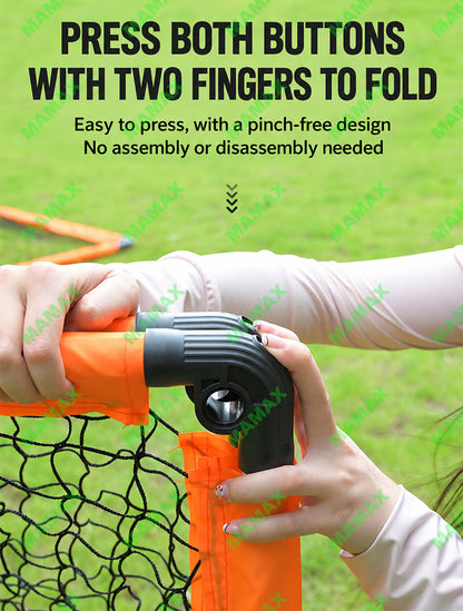 MAMAX【SG Ready Stock】120CM Foldable Kids Football Goal Soccer Goal Net With Storage Bag★