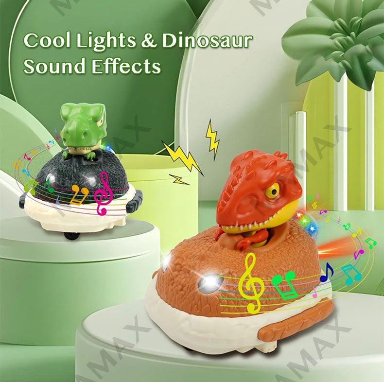Mini Dinosaur Remote Control Bumper Car Battle Set Dual Pack With Lights & Sound Effects★