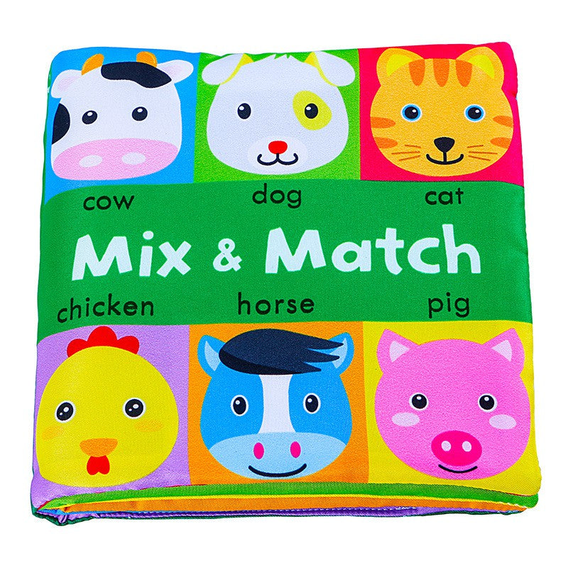 Mix&Match Activity Baby Cloth Plush Book