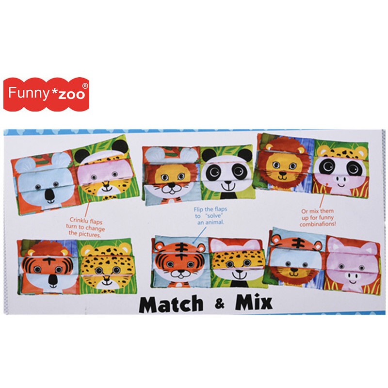 Mix&Match Activity Baby Cloth Plush Book