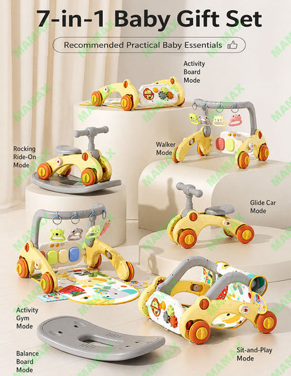 MAMAX【SG Ready Stock】7-in-1 Multi-Functional Musical Piano Activity Gym With Walker★