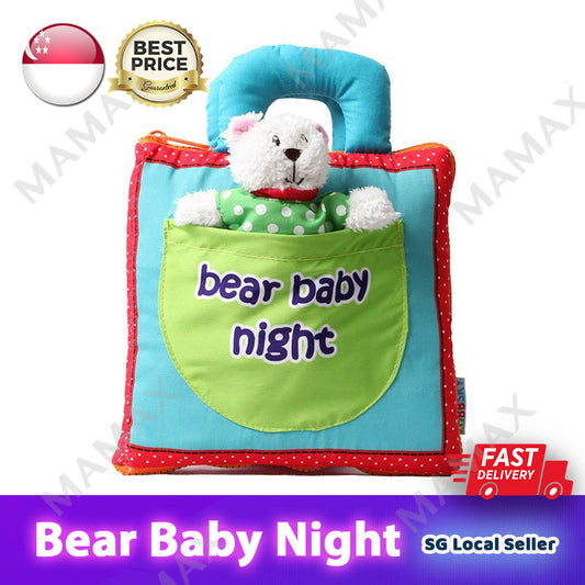 Bear Baby Night Fabric Book