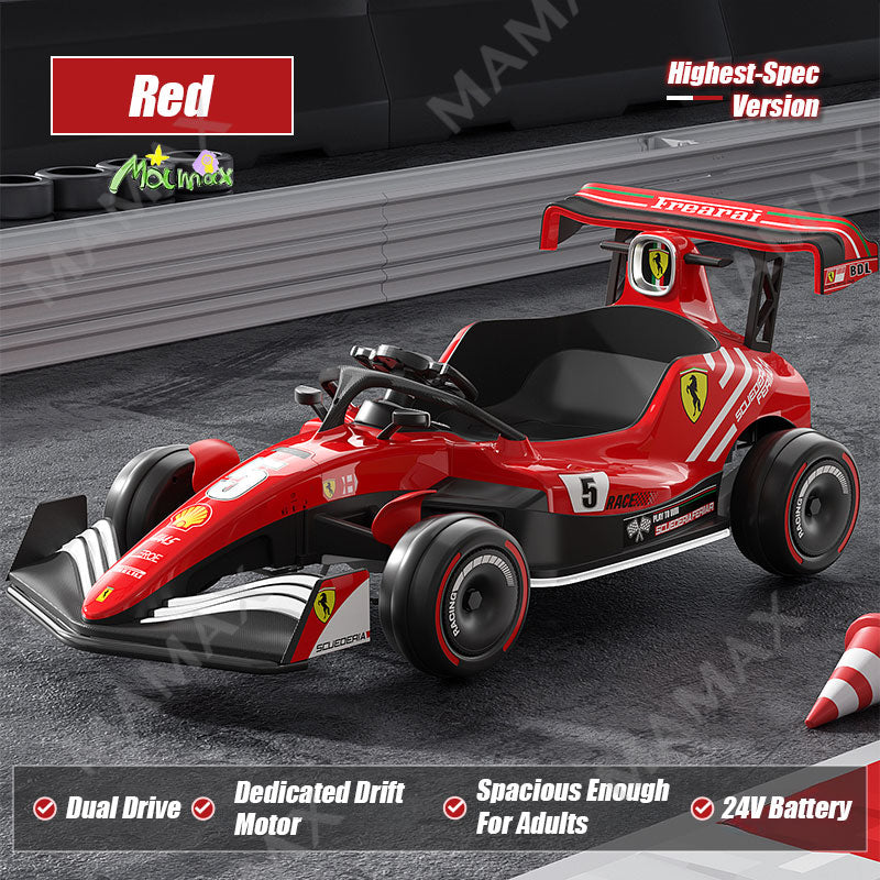 24V Kids Electric 360° Drifting F1 Racing Car With Remote Control➕Lights➕Music🏎️