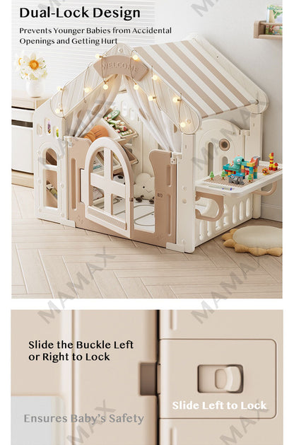 Premium Multi-Functional Kids House Tent Set With Play Mat★