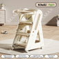 Multi-Functional Adjustable Baby High Chair With Storage Box&360° Universal Wheels