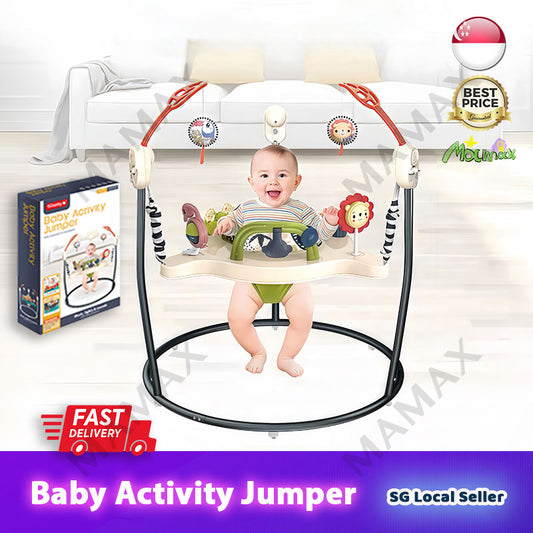 Premium Baby Gym Adjustable Activity Jumper With Multi-Functional Musical Toy