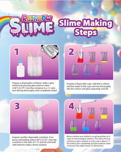 Make Your Own Rainbow Slime Kit★