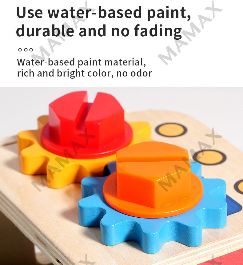 Kids Wooden Tools Truck Toy Set★Educational Montessori Tool Cart